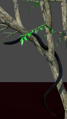 Black snake on tree preview image